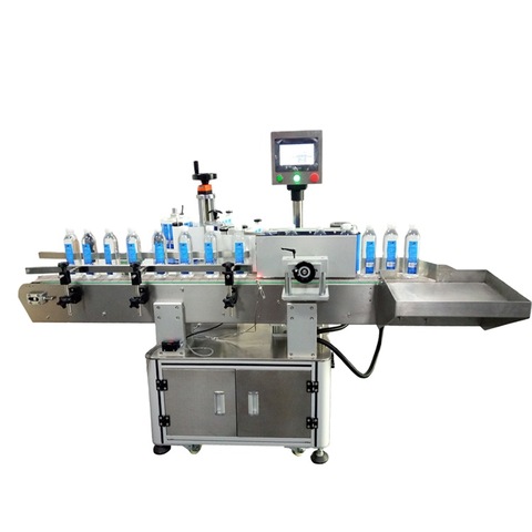 Αυτόματη μηχανή επισήμανσης αυτοκόλλητων ετικετών αυτοκόλλητων στρογγυλών μπουκαλιών 