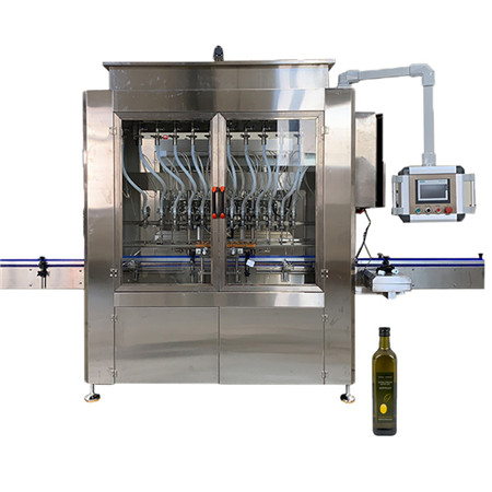 Αυτόματο μηχάνημα γεμίσματος και κάλυψης μπουκαλιών βρώσιμου λαδιού 4 κεφαλών τροφίμων με μεταφορικό ιμάντα (YT4T-4G1000 και CDX-1) 