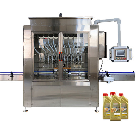 Αυτόματη μηχανή εμφιάλωσης υγρού γεμίσματος ποτών μπουκαλιών χυμού φρούτων 
