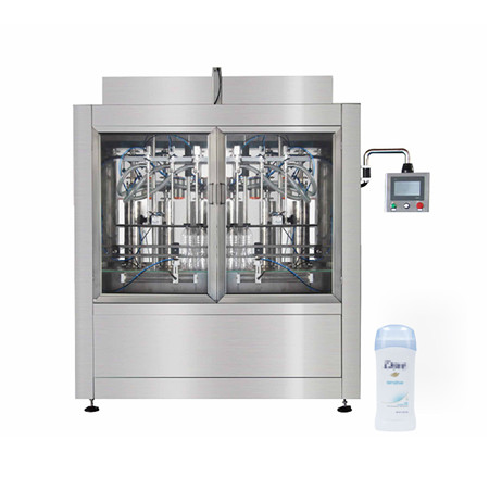 Αυτόματη μηχανή εμφιάλωσης γυαλιού μπουκαλιών υγρού λευκού αλκοόλ για γραμμή παραγωγής πλήρωσης ελέγχου PLC 